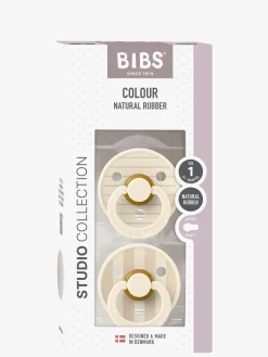 BIBS Studio Colour Sut 2-Pak Latex Str. 1 Rund, Pin/Ivory Vanilla Mix