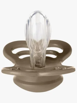 BIBS Supreme Sut 2-pak Silikone Str. 1, Vanilla/Dark Oak