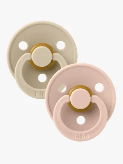 BIBS Sut Colour 2-pak Latex Størrelse 1, Vanilla/Blush
