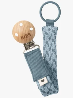 BIBS Suttesnor Pacifier Braid, Petrol/Baby Blue