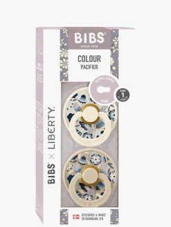 BIBS x Liberty Colour Bobo Sut 1-pak Latex Str. 2, Ivory Mix