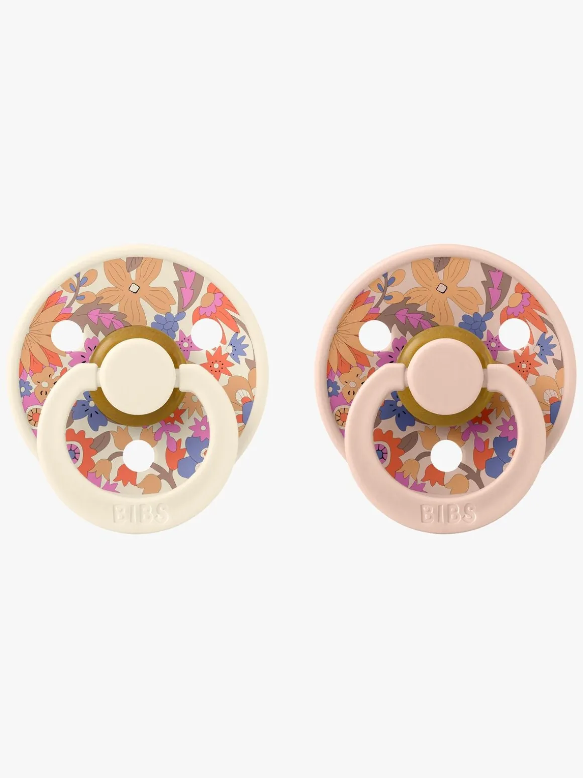 BIBS x Liberty Colour June Blossom Sut 2-pak Latex Str. 2, Blush Mix