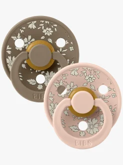 BIBS x Liberty Colour Sut 2-Pak Latex Str. 2 Rund, Capel/Blush Mix