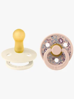 BIBS x Liberty Colour Sut 2-Pak Latex Str. 2 Rund, Eloise/Blush Mix