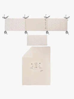 BimbiCasual Sengerand & Pudebetræk, White/Linen