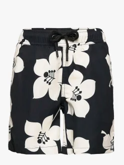 Björn Borg Kenny Badeshorts, Bb Graphic Floral Black Beauty