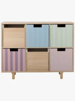 Bloomingville Calle Bogreol med Skuffer, Nature