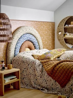 Bloomingville Rim Lampeskærm, Brun