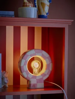 Bloomingville Vialini Bordlampe, Rose