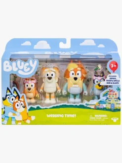 Bluey Figursæt Bryllup 4-pak