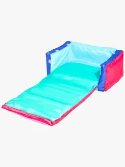 Bluey 2-i-1 Oppustelig Flip Out Sofa, Lyserød/blå