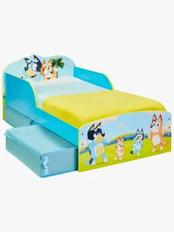 Bluey Juniorseng med Opbevaring 70x140, Blå