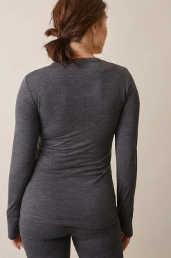 Boob Merino Wool Trøje, Dk Greymelange