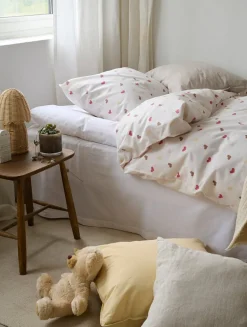 Borganäs Sengesæt Hjärtrud 150x210, Beige