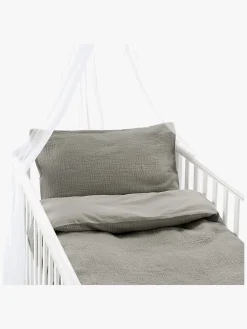 Borganäs Sengesæt Tremmeseng Rolling 100 x 130 2-delt, Grå