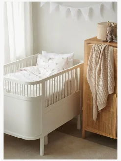 Borganäs Sengesæt Tremmeseng Alvin 2-delt 100x130, Beige