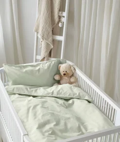 Borganäs Sengesæt Tremmeseng Humble 100 x 130 2-delt, Grøn