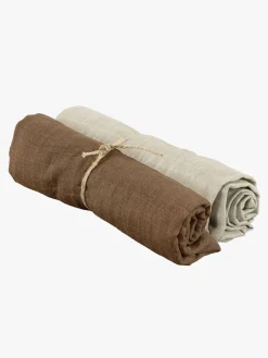Borganäs Stofble 70x70 2-pak, Taupe