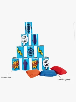 BS Toys Tin Toss game, Blue