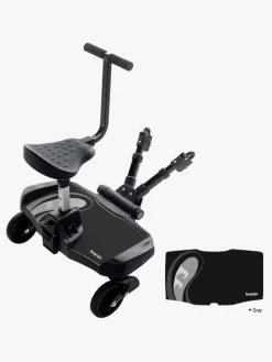 Bumprider Ståbræt m. Sæde, Grå