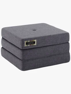 by KlipKlap 3 Fold Single Madras, Mørkegrå