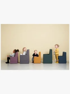 by KlipKlap Kids Lænestol XL, Mørkegrå