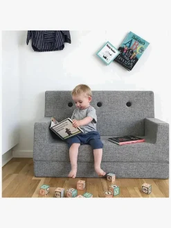 by KlipKlap Kids Sofa, Multi Grey
