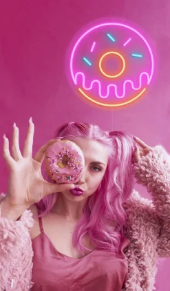 Candy Shock Neonlampe, Donut