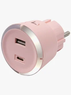 CAPiDi USB Oplader / Timer A+C, Pink
