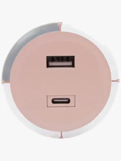 CAPiDi USB Oplader / Timer A+C, Pink
