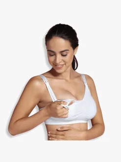 Carriwell Polstret Graviditets- & Amme-BH, Hvid