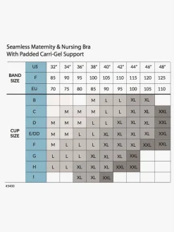 Carriwell Polstret Graviditets- & Ammebh Carri-Gel, Sort