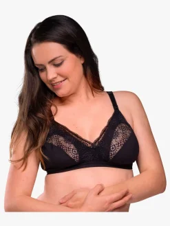 Carriwell Soft as Silk Amme-BH, Sort