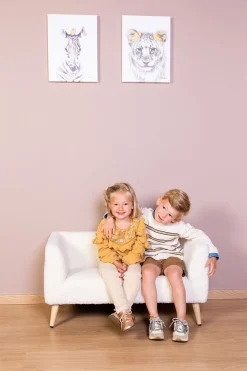 Childhome Kids Teddy Sofa, Offwhite