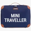 Childhome Mini Traveler Kuffert, Navy/White