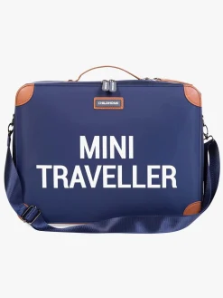 Childhome Mini Traveler Kuffert, Navy/White
