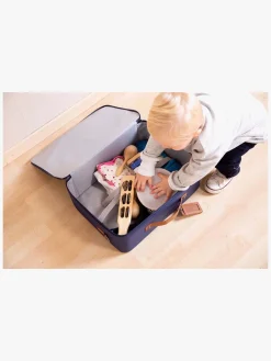 Childhome Mini Traveler Kuffert, Navy/White