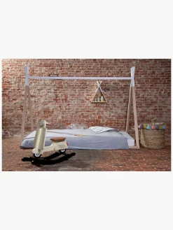 Childhome Seng Tipi 90x200, Hvid&Natur