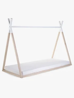Childhome Seng Tipi 90x200, Hvid&Natur