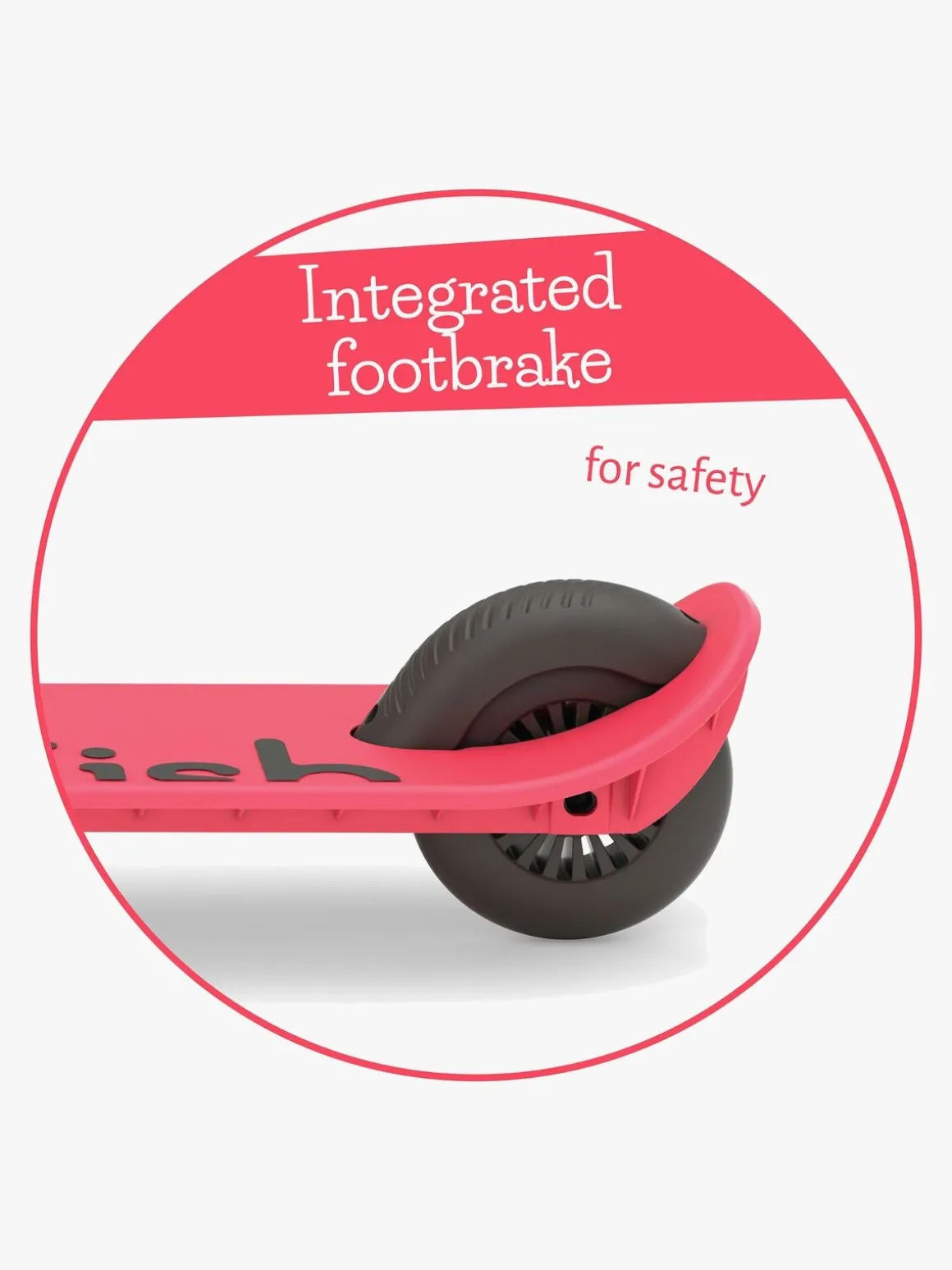 Chillafish Flexxi Løbehjul, Koralrød