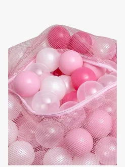 Cloudberry Castle Bløde Bolde 250 Stk., Lyserød/Hvid