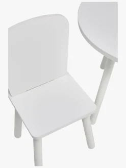 Cloudberry Castle BREE Bord & Stole med Opbevaring, Hvid