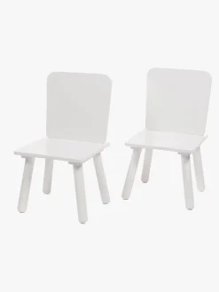 Cloudberry Castle BREE Bord & Stole med Opbevaring, Hvid