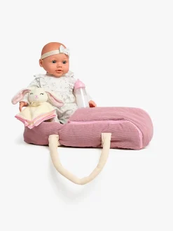 Cloudberry Castle Dukke med Bærekurv 40 cm, Pink