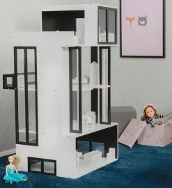 Cloudberry Castle Dukkehus, Sort/Hvid