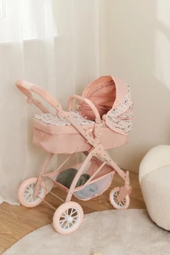 Cloudberry Castle Dukkevogn Konvertibel inkl. Dukketilbehør Kanin