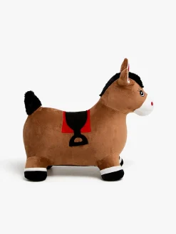 Cloudberry Castle Hoppedyr Hest med Plysbetræk, Brun