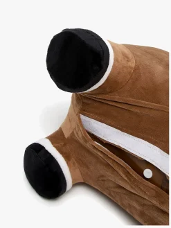 Cloudberry Castle Hoppedyr Hest med Plysbetræk, Brun