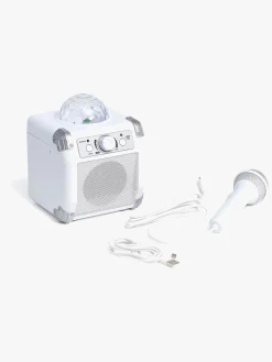 Cloudberry Castle Karaokemaskine med Mikrofon og Diskokugle