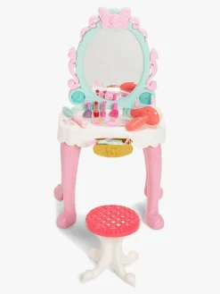 Cloudberry Castle Sminkebord m. Lyd & Lys, Lyserød